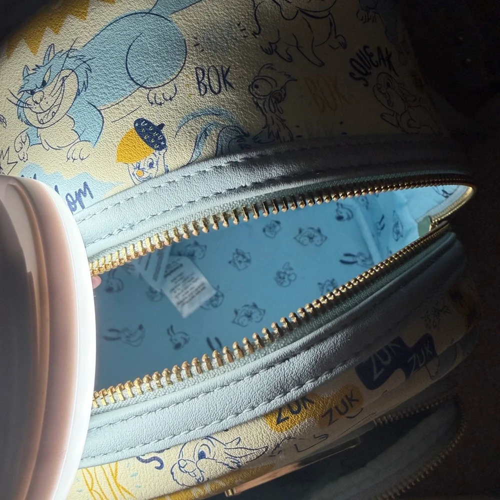 Loungefly Disney Blue and Yellow Backpack - Picture 4 of 6